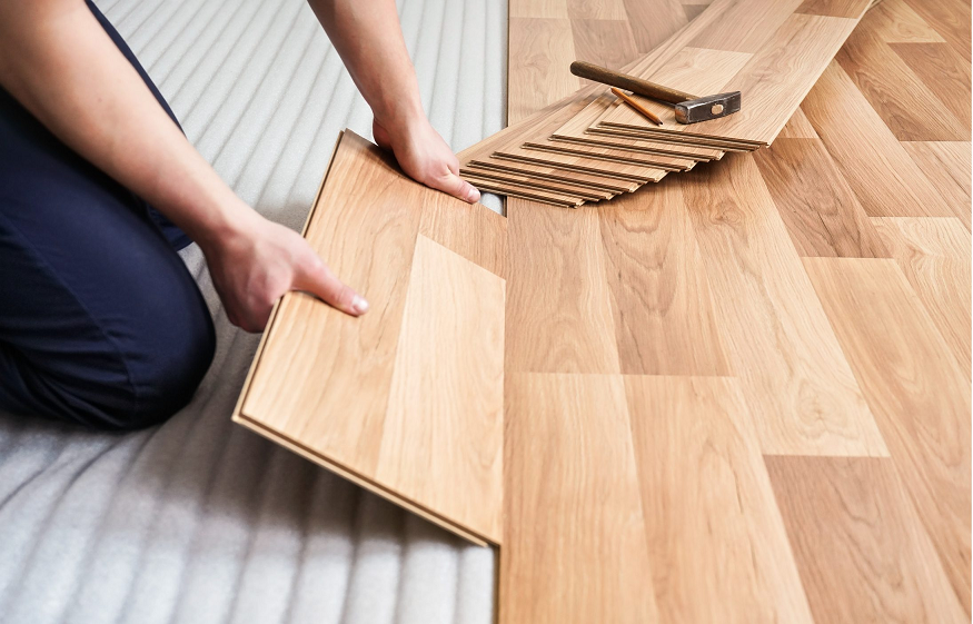 laminate or vinyl flooring